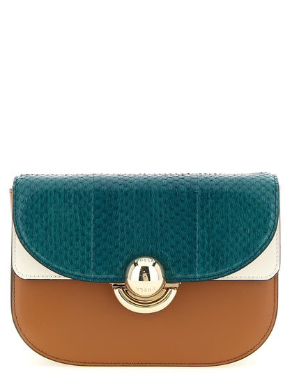 Furla Multicolor Lamb Leather Crossbody Bag