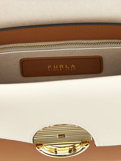 Furla Multicolor Lamb Leather Crossbody Bag