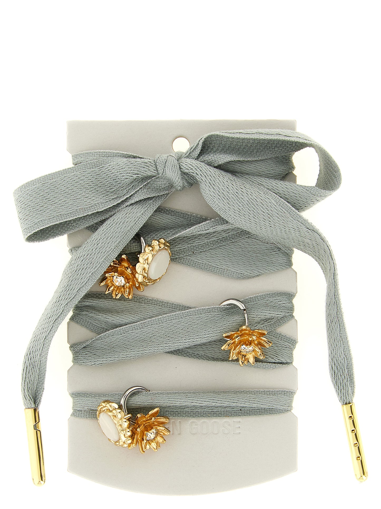 Golden Goose Gray Cotton Broch