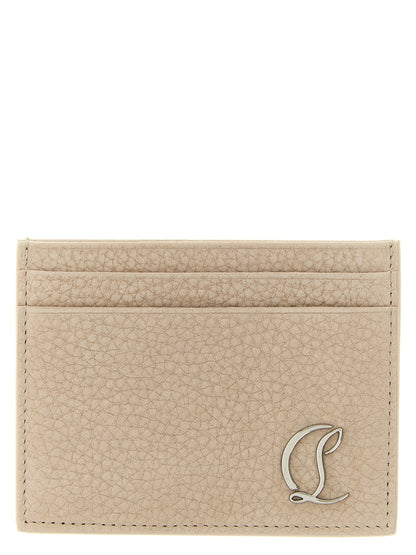 Christian Louboutin Beige Calfskin Cardholder