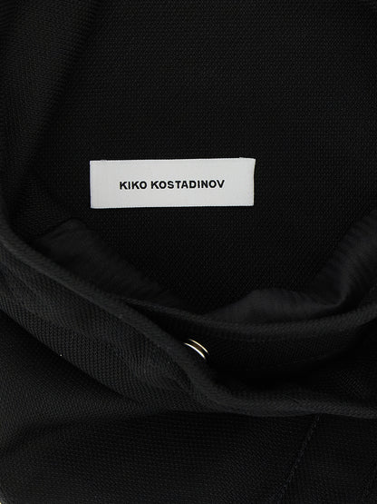 Kiko Kostadinov Black Cotton Crossbody Bag