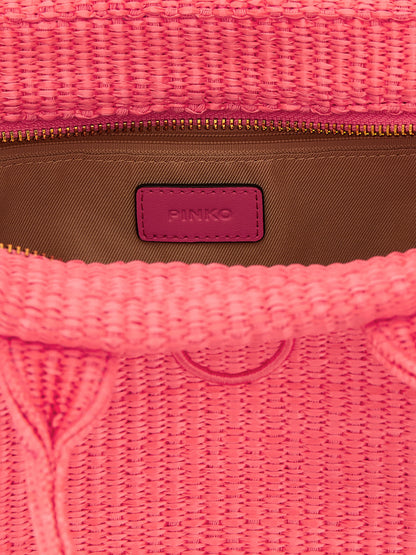 PINKO Fuchsia Polypropylene Tote Bag