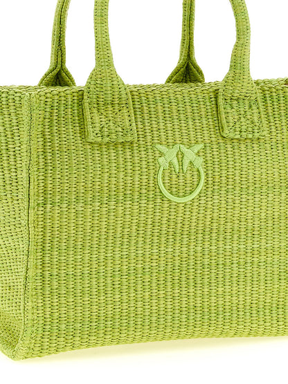 PINKO Bicolor Polypropylene Tote Bag