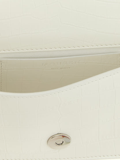 Alexander McQueen White Calfskin Shoulder Bag