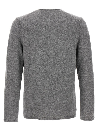 Comme Des Garçons Gray Wool Cardigan