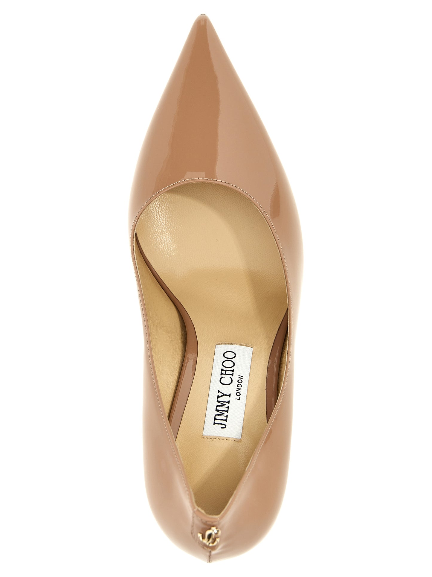 Jimmy Choo Beige Calfskin High Heel Pumps