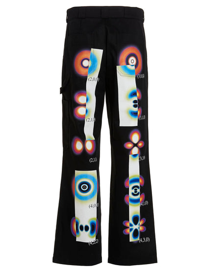 MSFTSrep Black Cotton Casual Pants