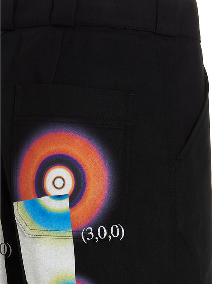 MSFTSrep Black Cotton Casual Pants