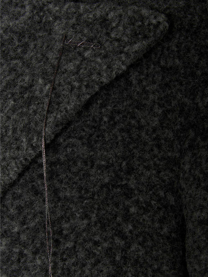 MAURIZIO MIRI Gray Viscose Coat