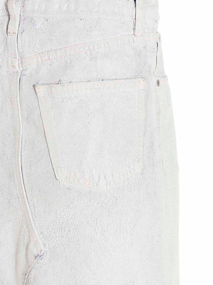 Maison Margiela White Cotton Mini Skirt