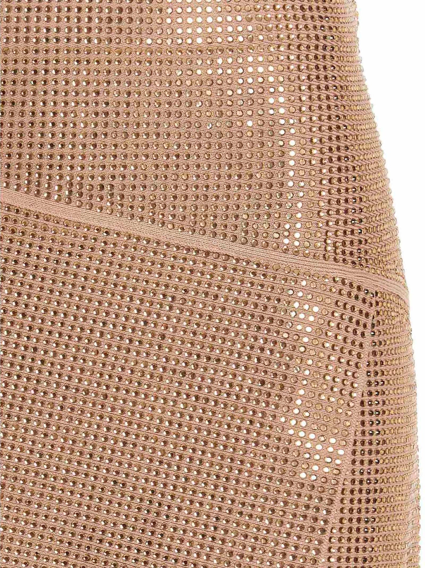 ANDREĀDAMO Beige Viscose Long Skirt