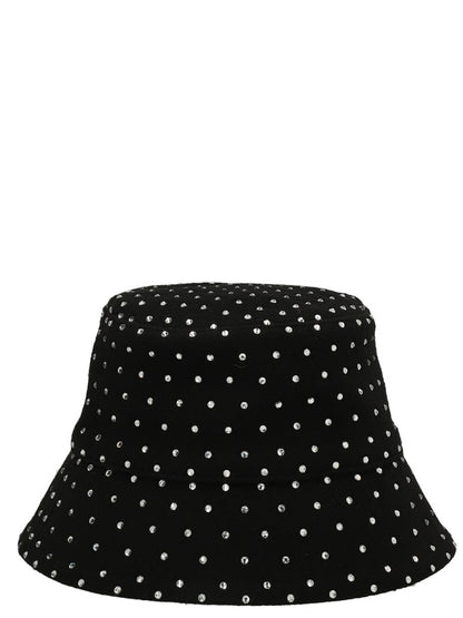 RUSLAN BAGINSKIY Black Wool Bucket Hat