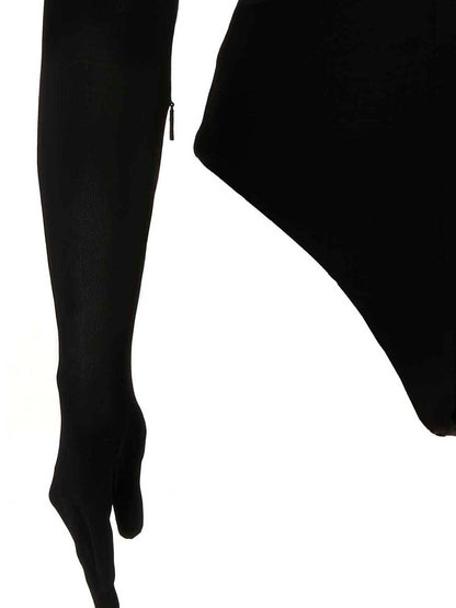 Ambush Black Viscose Bodysuit