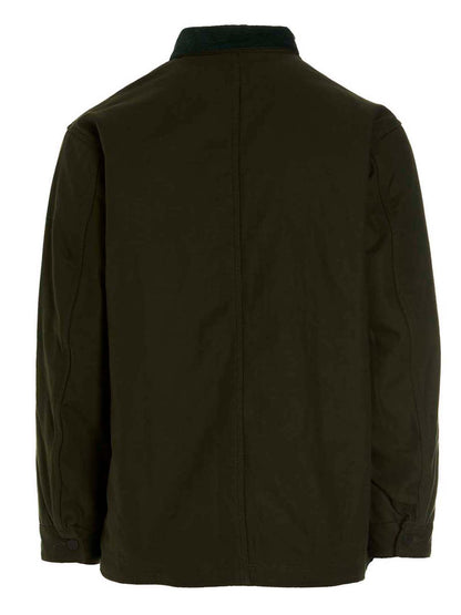 SOUTH2 WEST8 Bicolor Cotton Full-Length Jacket