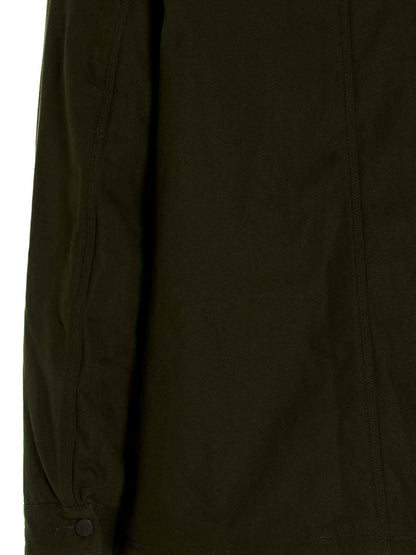 SOUTH2 WEST8 Bicolor Cotton Full-Length Jacket
