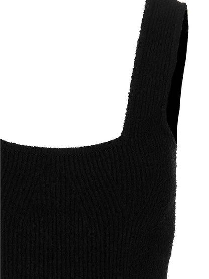 Wardrobe.Nyc Black Cotton Midi Dress