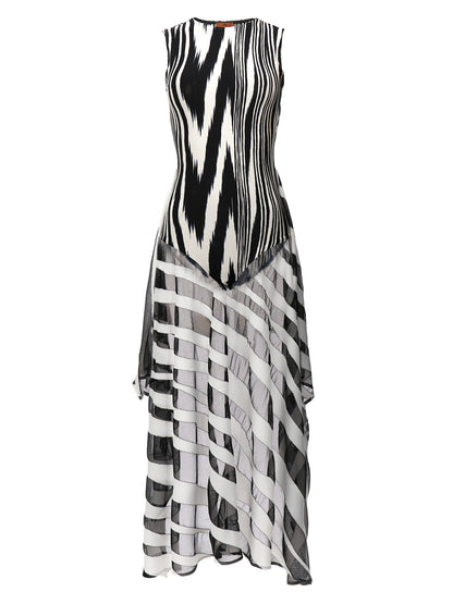 Missoni Bicolor Viscose Bodysuit