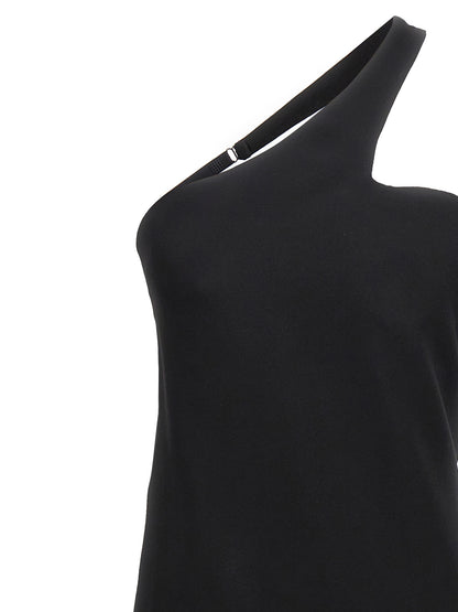 Sportmax Black Viscose Long Skirt