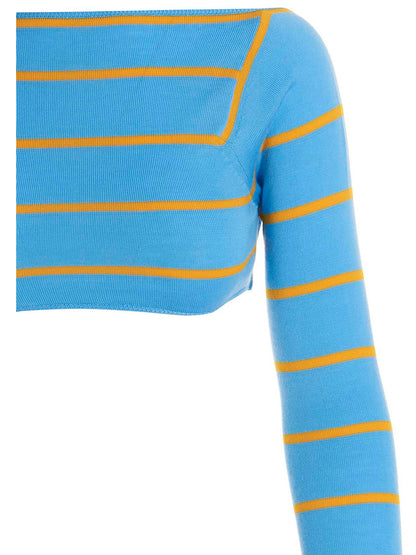 Emilio Pucci Blue Wool Cardigan