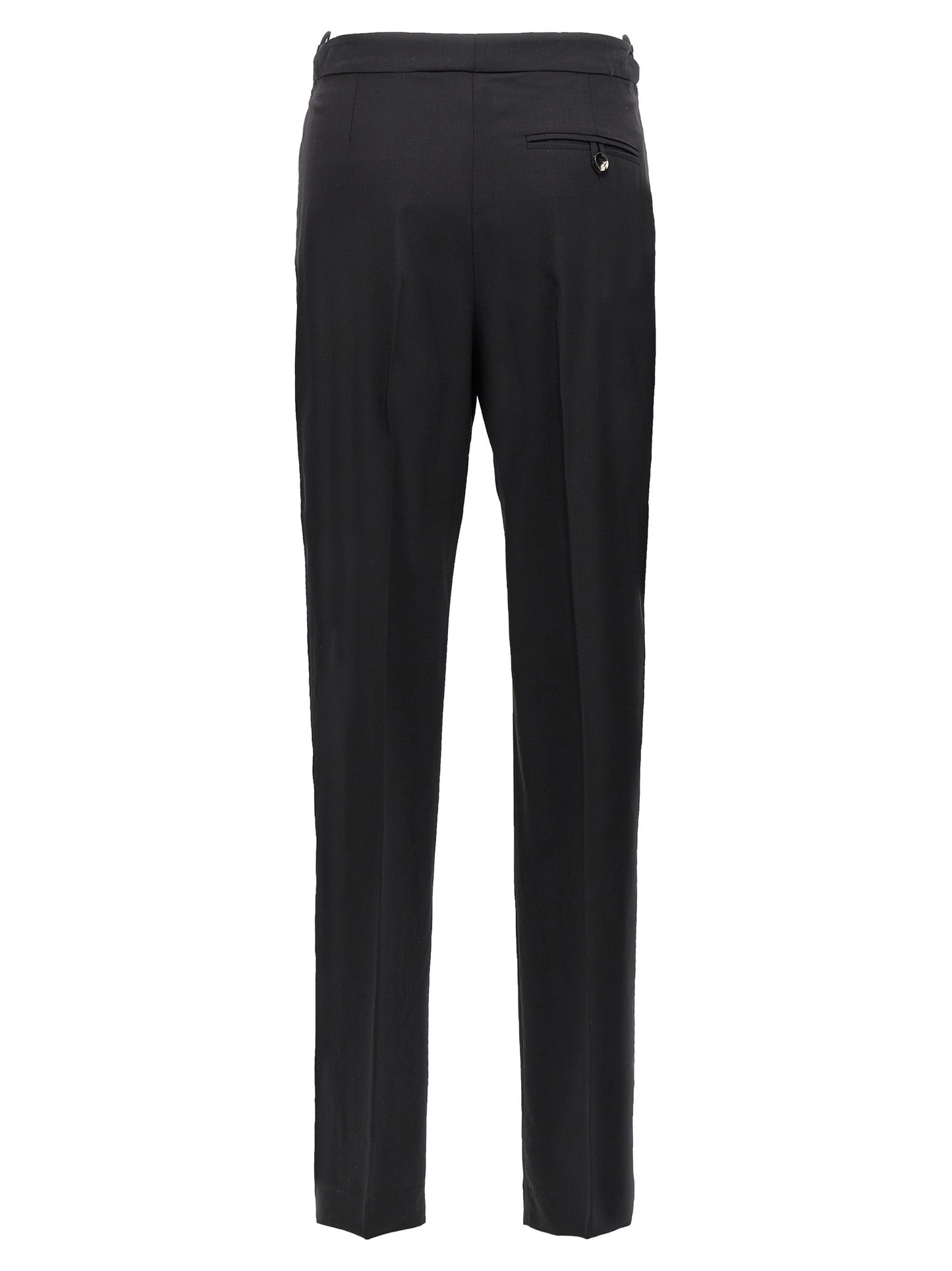 Nensi Dojaka Black Virgin Wool Pants