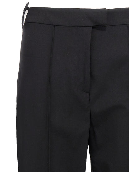 Nensi Dojaka Black Virgin Wool Pants