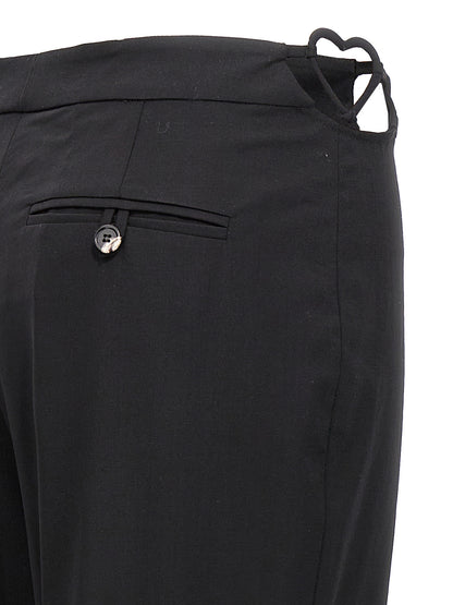 Nensi Dojaka Black Virgin Wool Pants