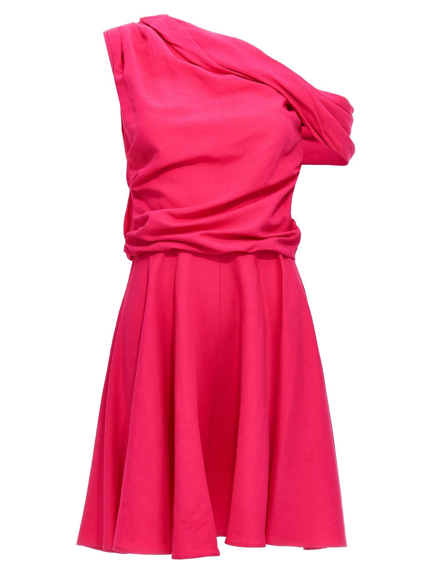 ROCHAS Fuchsia Viscose Short Dress