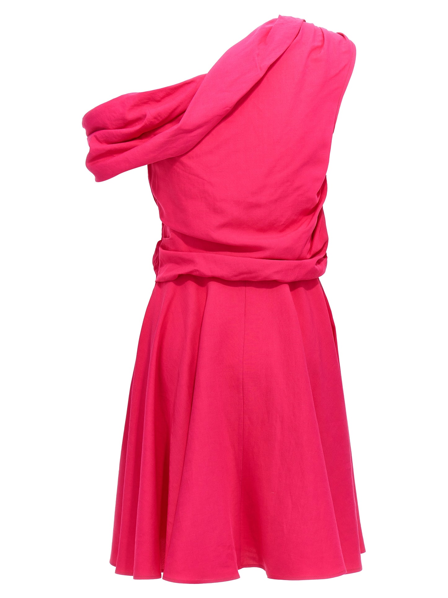 ROCHAS Fuchsia Viscose Short Dress
