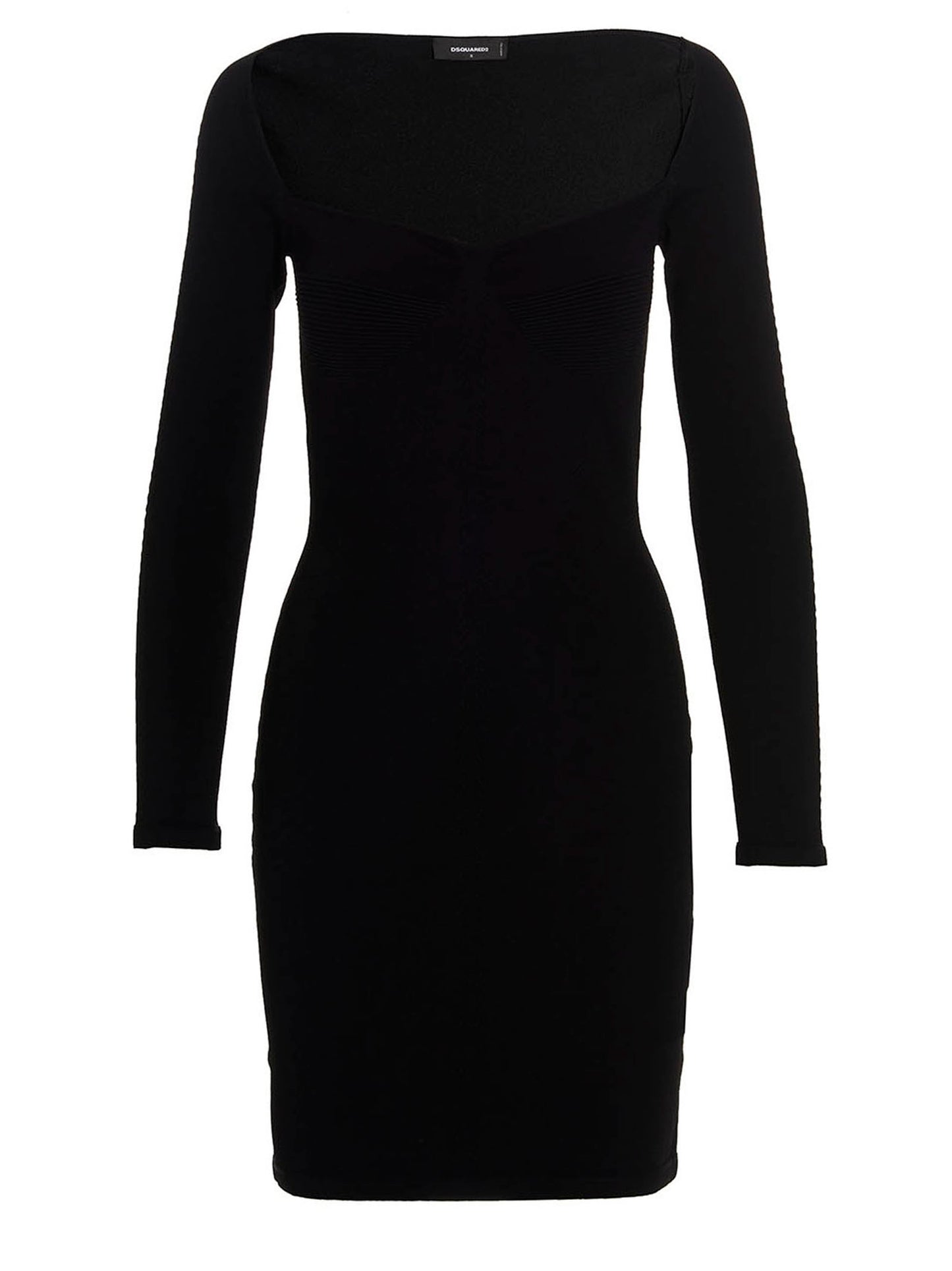 Dsquared² Black Viscose Mini Skirt