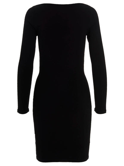 Dsquared² Black Viscose Mini Skirt