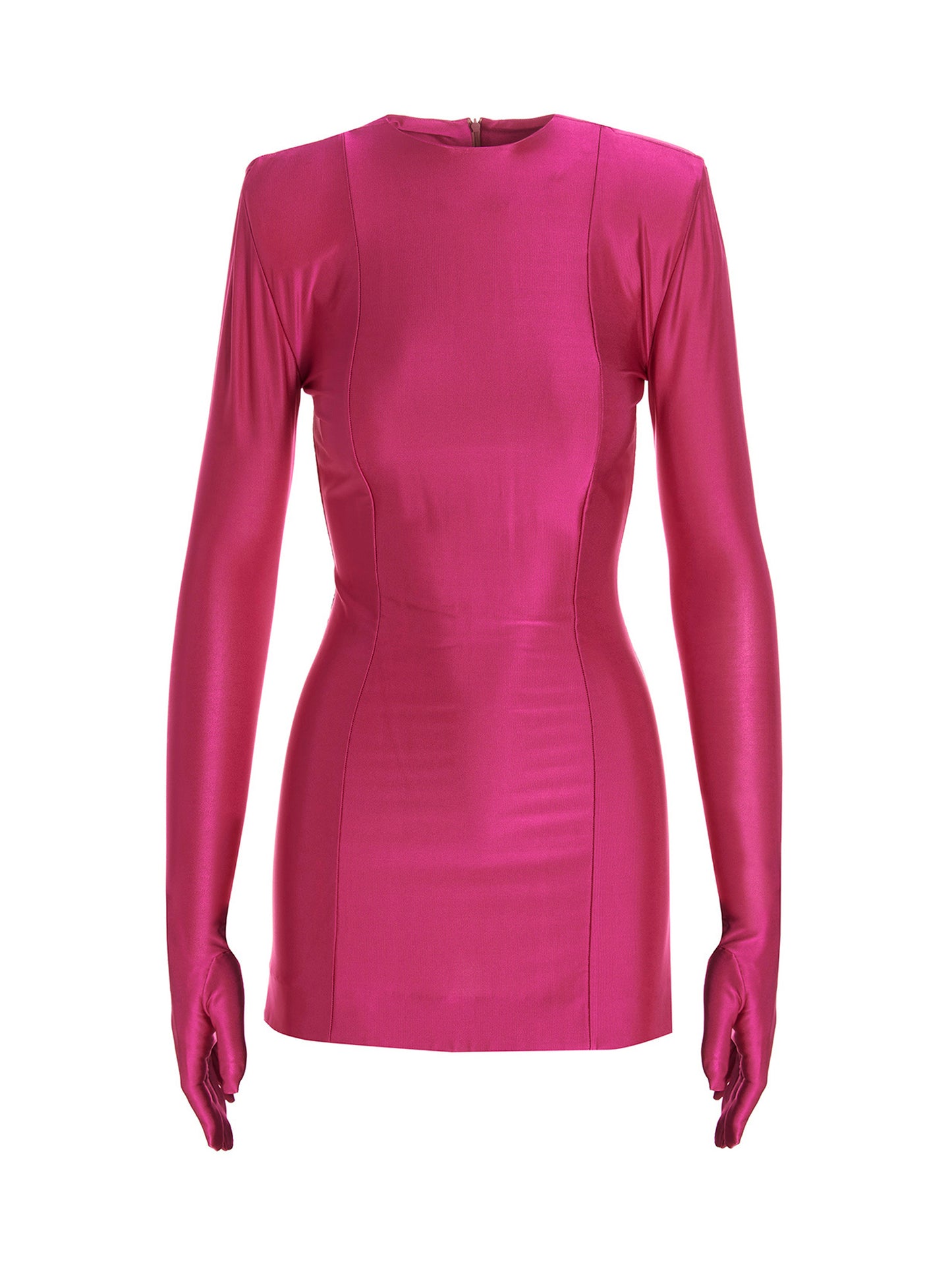 Vetements Fuchsia Viscose Short Dress