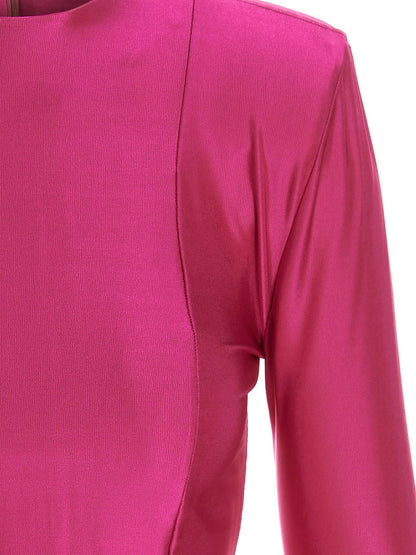 Vetements Fuchsia Viscose Short Dress