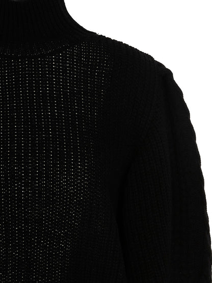 MIXIK Black Wool Cardigan