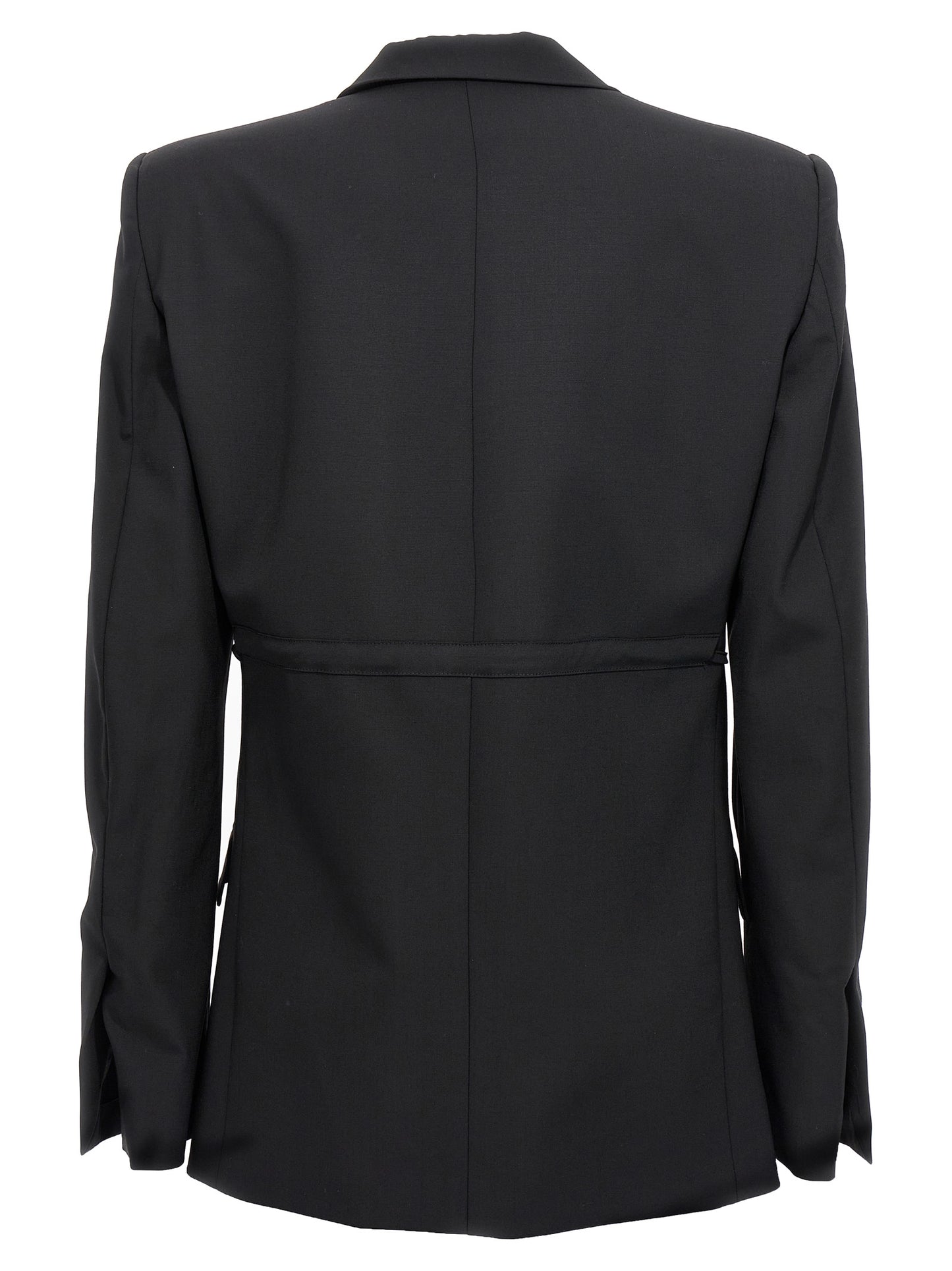 Nensi Dojaka Black Virgin Wool Blazer