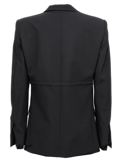Nensi Dojaka Black Virgin Wool Blazer