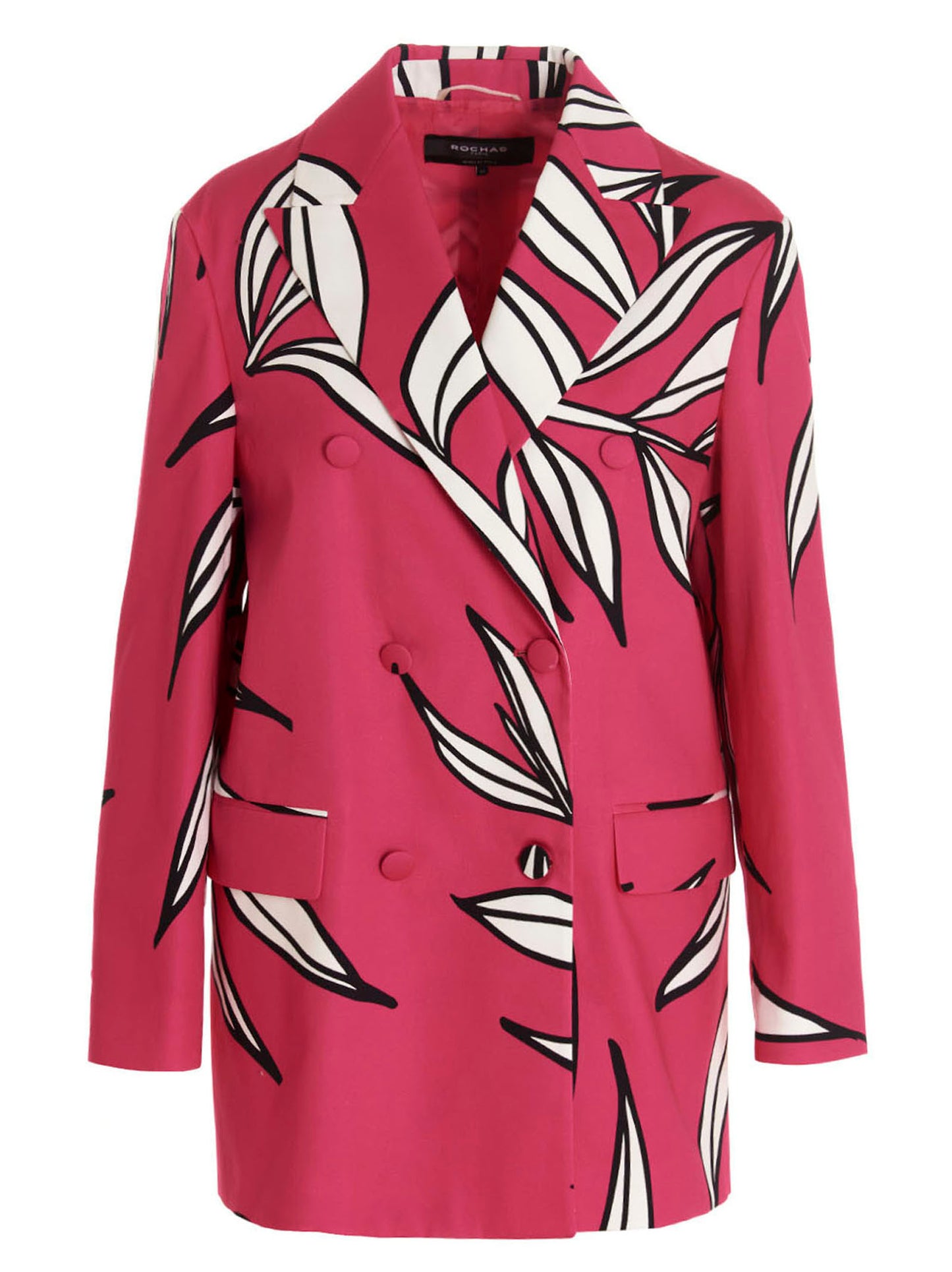 ROCHAS Fuchsia Cotton Blazer