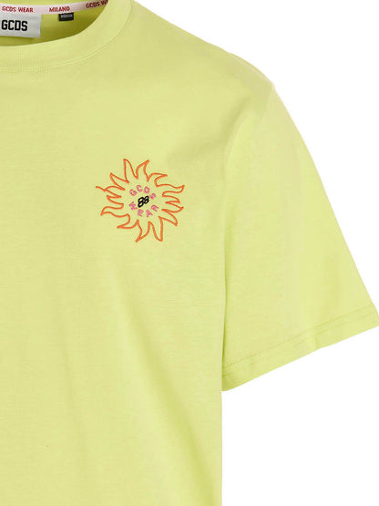 GCDS Bicolor Cotton T-Shirt