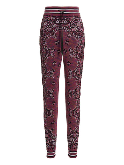 Amiri Purple Cotton Joggers (Workout Pants)