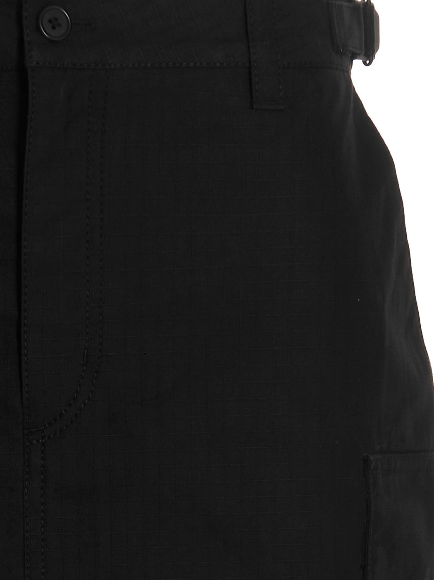 Wardrobe.Nyc Black Cotton Midi Skirt