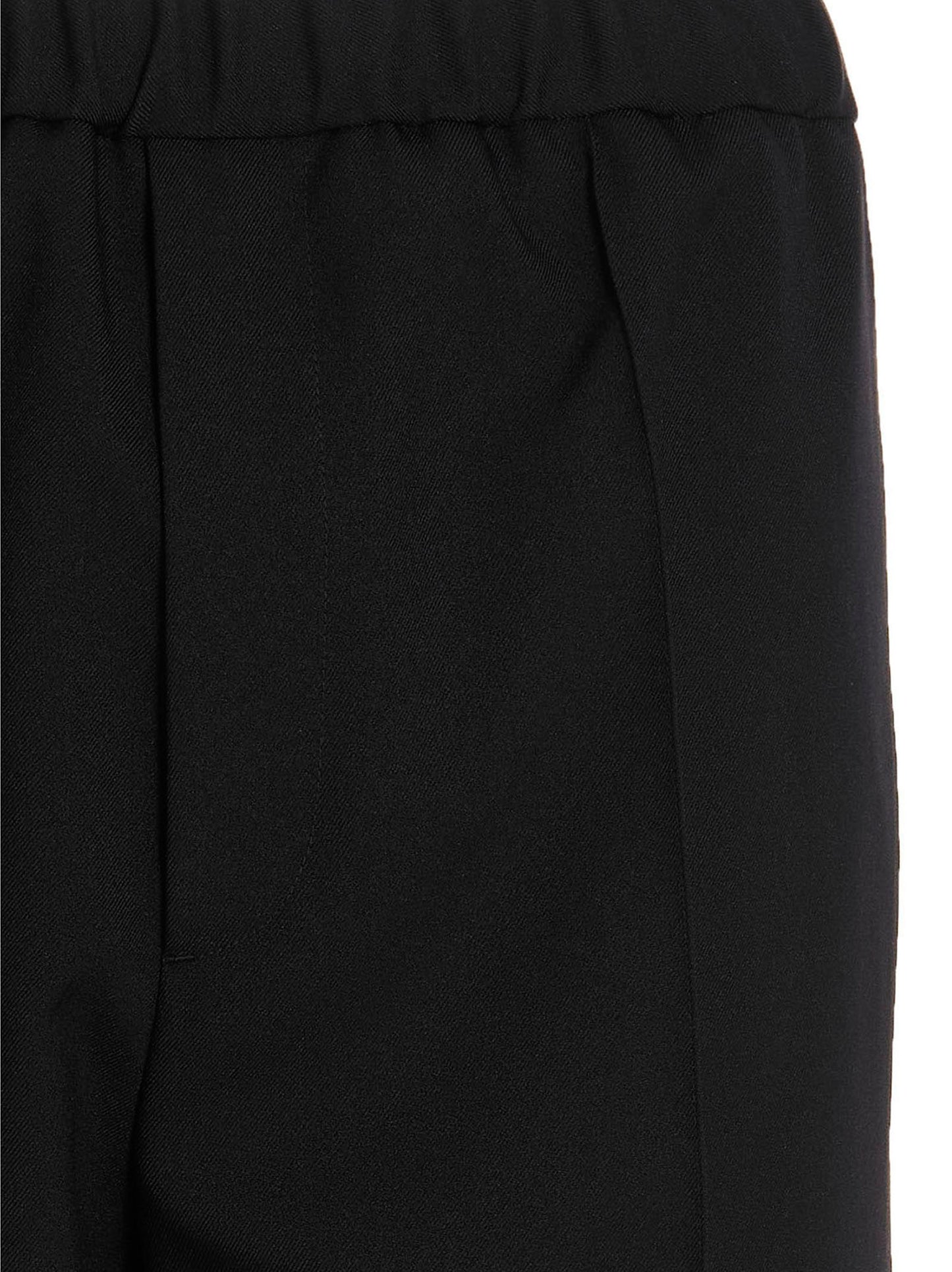Jil Sander Blue Polyester Casual Pants