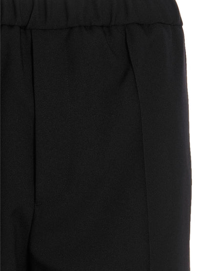 Jil Sander Blue Polyester Casual Pants