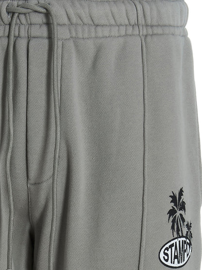 STAMPD Gray Cotton Joggers (Workout Pants)