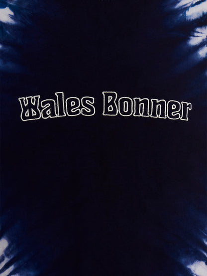 WALES BONNER Blue Cotton Sweatshirt
