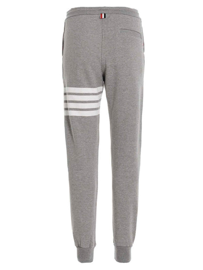 Thom Browne Gray Cotton Joggers (Workout Pants)