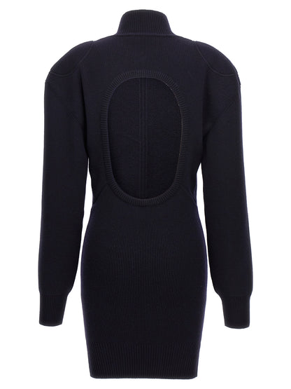 Stella McCartney Blue Wool Midi Skirt