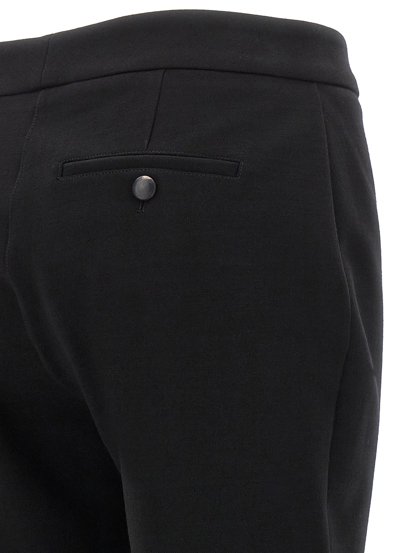 Ferragamo Black Elastane Skinny Pants
