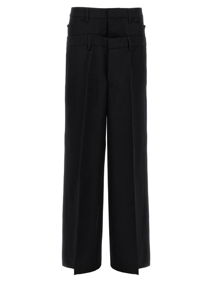 Dsquared² Black Virgin Wool Dress Pants