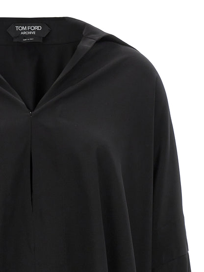 Tom Ford Black Silk Blouse