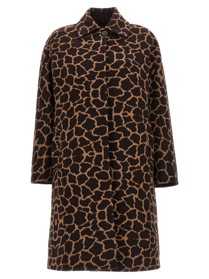 Max Mara Brown Virgin Wool Coat