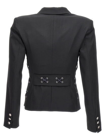 Alessandra Rich Black Wool Blazer